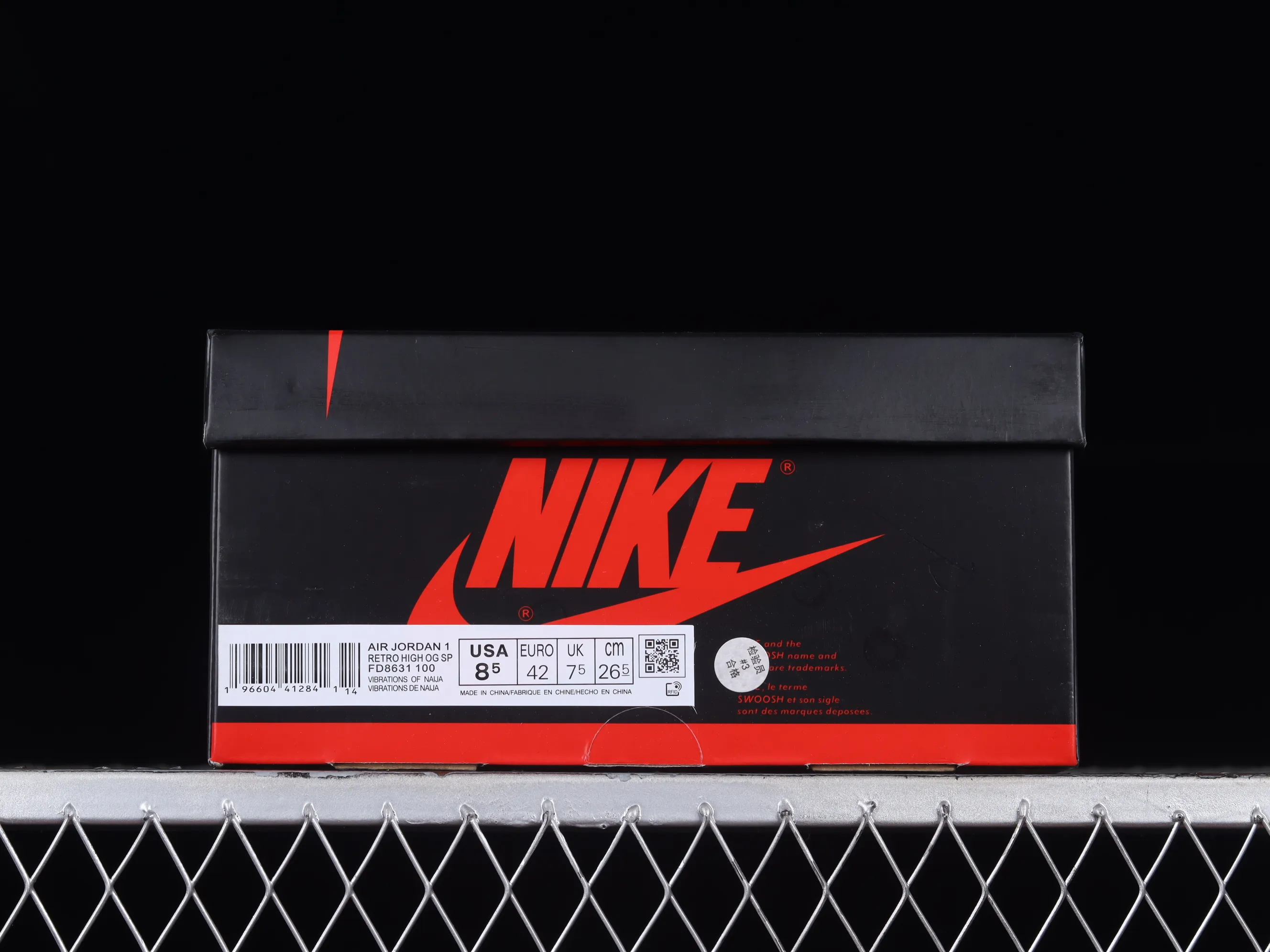 All categories Air Jordan Jordan series basketball shoes Air Jordan 11 P version Air Jordan 1 High OG "Vibrations of Naija" AJ1 Qiao 1 Xiaoxiangfeng high-top basketball shoes FD8631-100